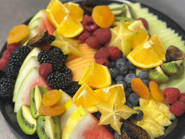 Seasonal Fresh Fruit Platter with Dip